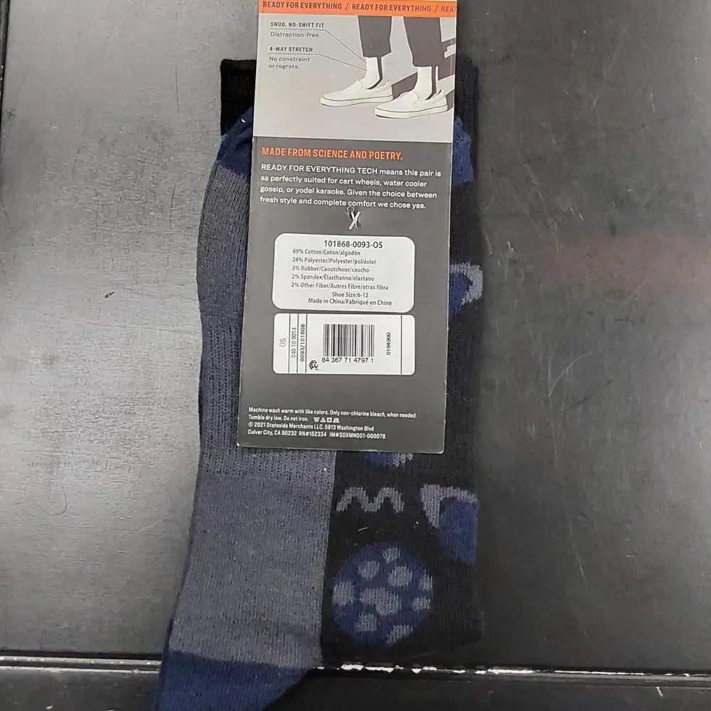 Men's Cushion Crew Sock - Navy/Black | Pair of Thieves